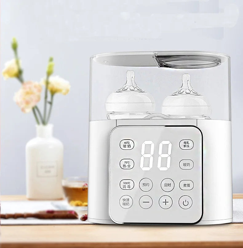 ⭐ Chauffe-Biberon Multifonction Intelligent – La température parfaite, sans stress