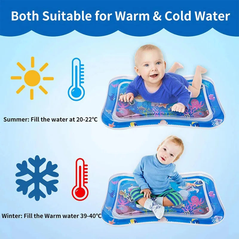 Tapis de jeu d’eau pour bébé – Éveil sensoriel et motricité tout en s’amusant