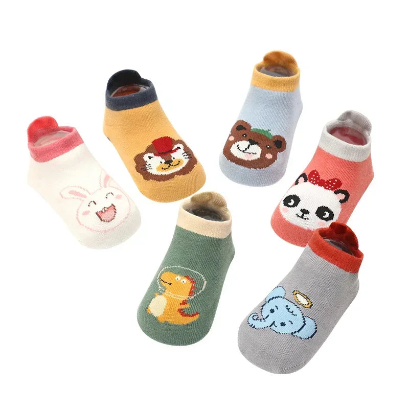 🧸 Chaussettes Antidérapantes Bébé – Confort, Sécurité & Style Trop Mignon