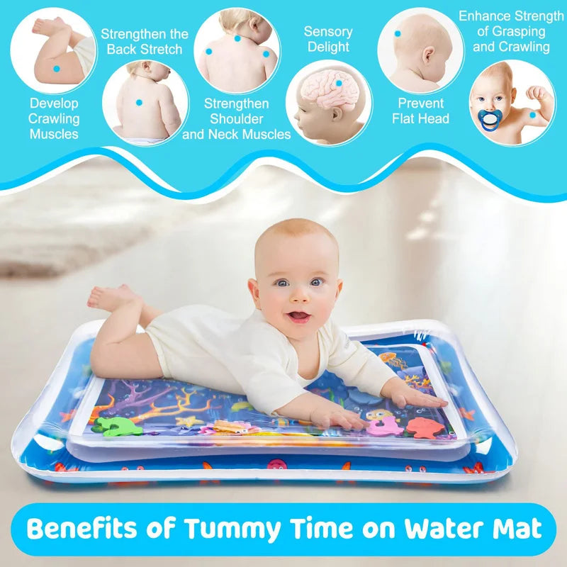 Tapis de jeu d’eau pour bébé – Éveil sensoriel et motricité tout en s’amusant