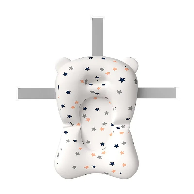 Coussin de bain réglable pour bébé – Confort, sécurité et douceur pendant le bain