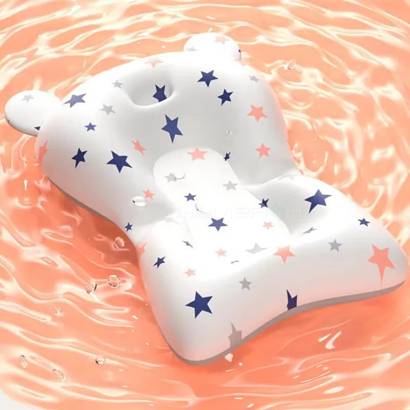 Coussin de bain réglable pour bébé – Confort, sécurité et douceur pendant le bain