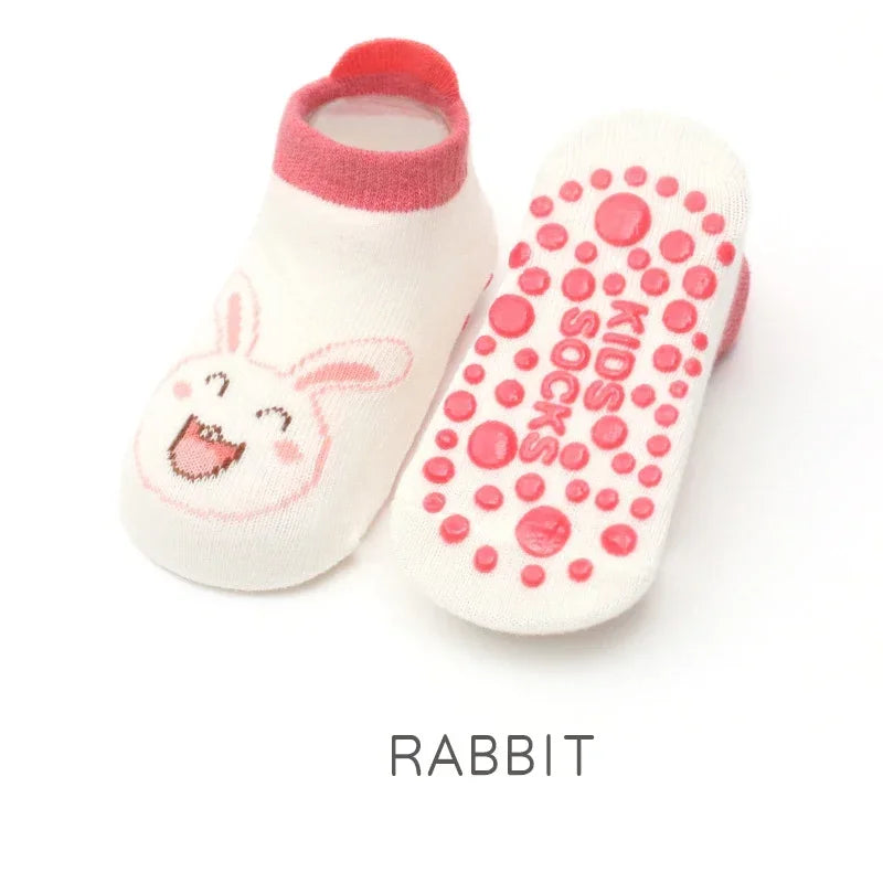 🧸 Chaussettes Antidérapantes Bébé – Confort, Sécurité & Style Trop Mignon