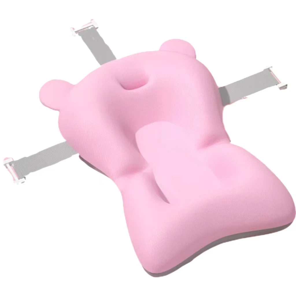 Coussin de bain réglable pour bébé – Confort, sécurité et douceur pendant le bain