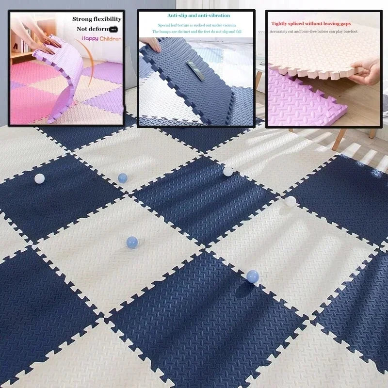 Tapis Puzzle en Mousse – Aire de Jeu Douce, Sécurisée et Moderne