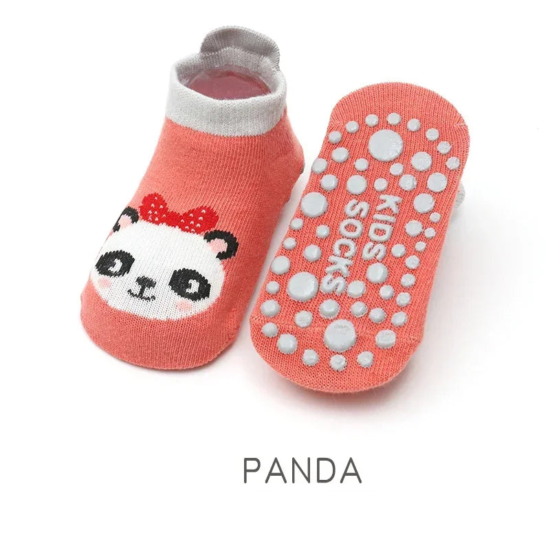 🧸 Chaussettes Antidérapantes Bébé – Confort, Sécurité & Style Trop Mignon