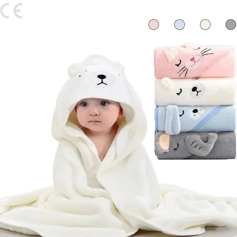 Cape de bain à capuche “Petit Animal” – Douceur, chaleur et tendresse après le bain