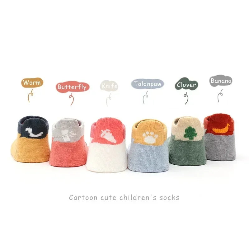 🧸 Chaussettes Antidérapantes Bébé – Confort, Sécurité & Style Trop Mignon