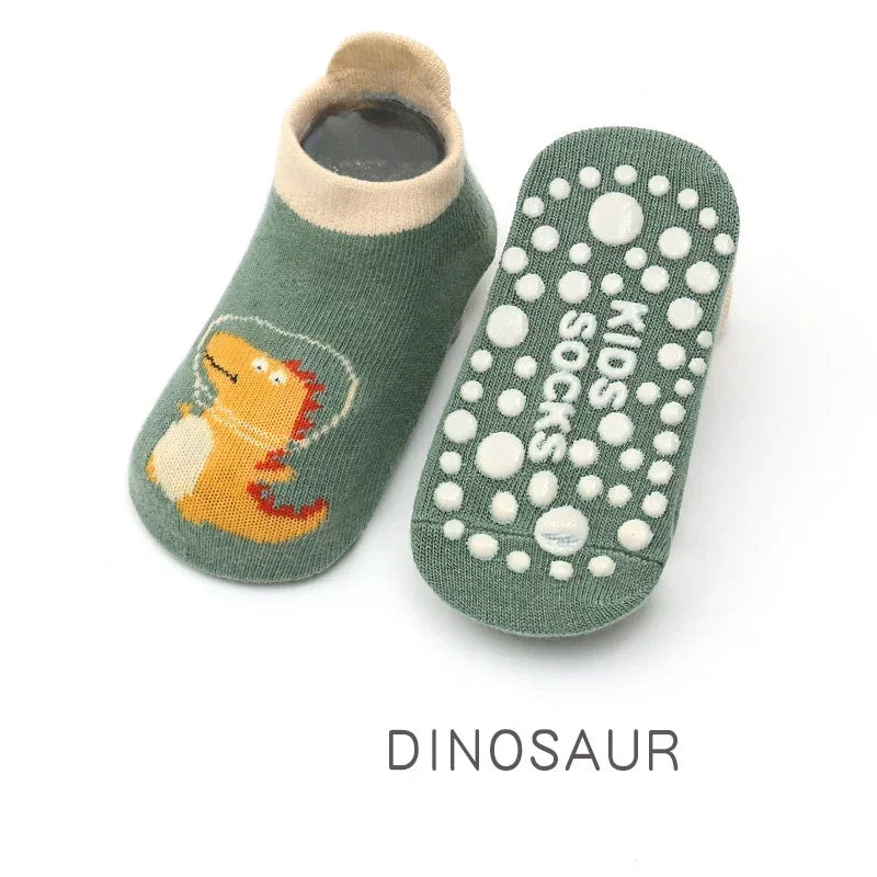 🧸 Chaussettes Antidérapantes Bébé – Confort, Sécurité & Style Trop Mignon